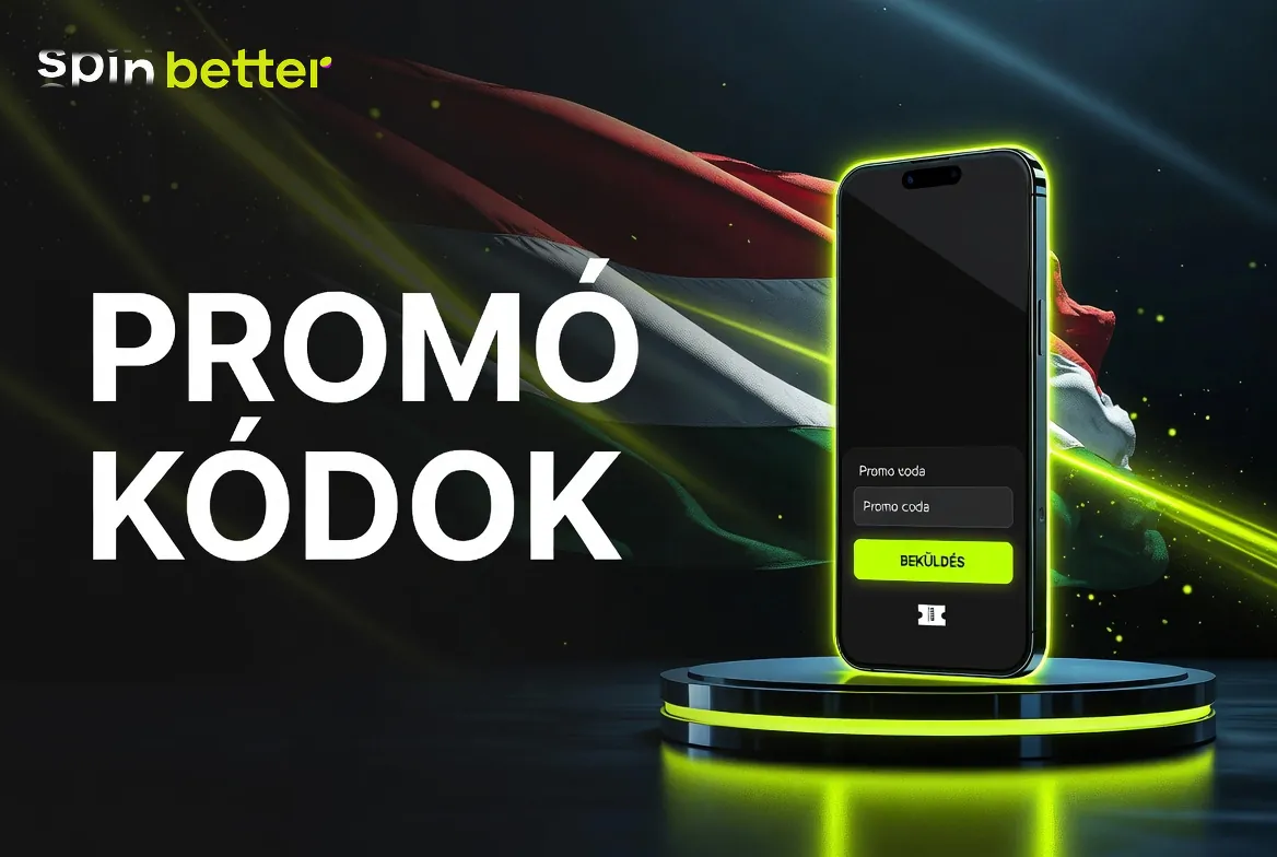 SpinBetter promo code beírása a regisztrációs űrlap kódmezőjébe